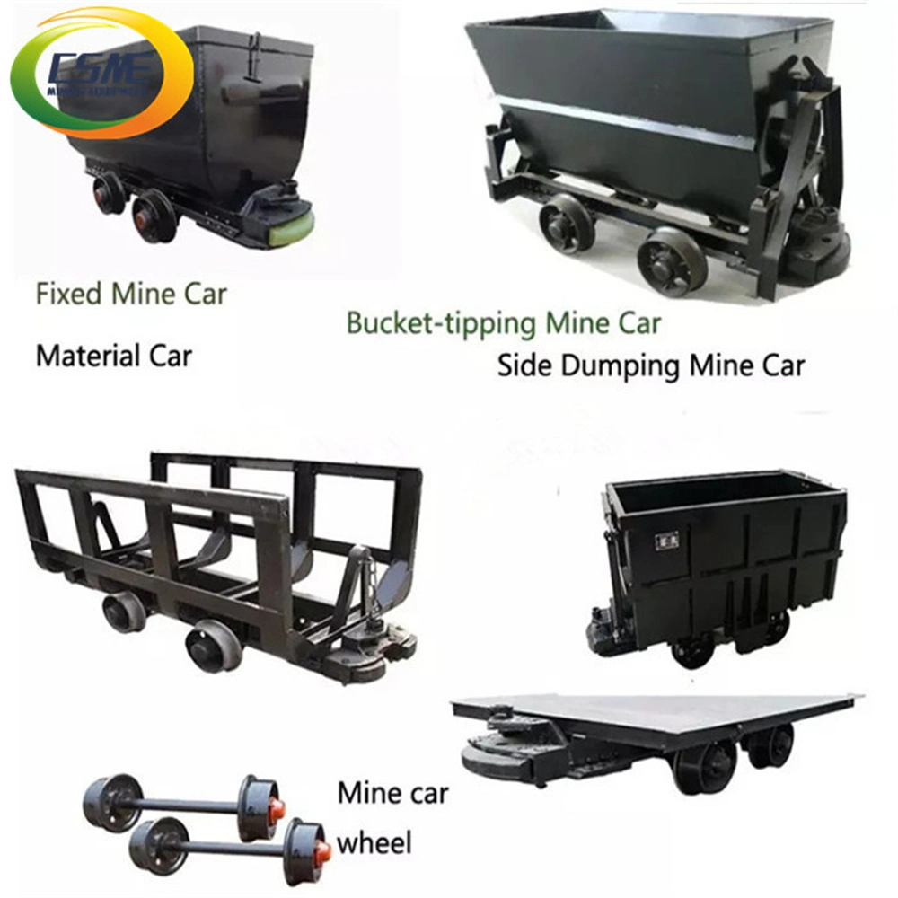 Mining Transportation Car Underground Flat Deck Car for Sale Mining Flat Rail Wagon