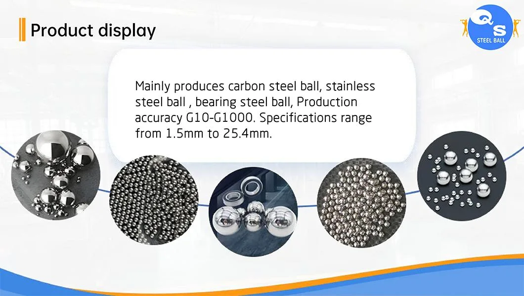 Factory Direct Sales Carbon/Stainless/Chrome Steel Ball Solid Steel Ball 8mm 9mm 10mm for Ball Bearings