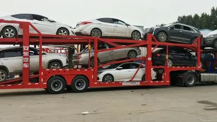 6-8 Cars Transporting Loading SUV Mini and Others Kinds Car Carrier Truck Trailer for Sale